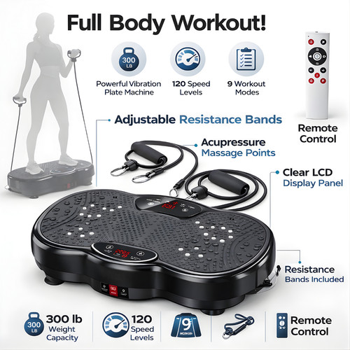 Vibration plate exercise - plate,